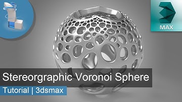 3d Tutorial | Stereographic Voronoi Sphere | 3dsmax