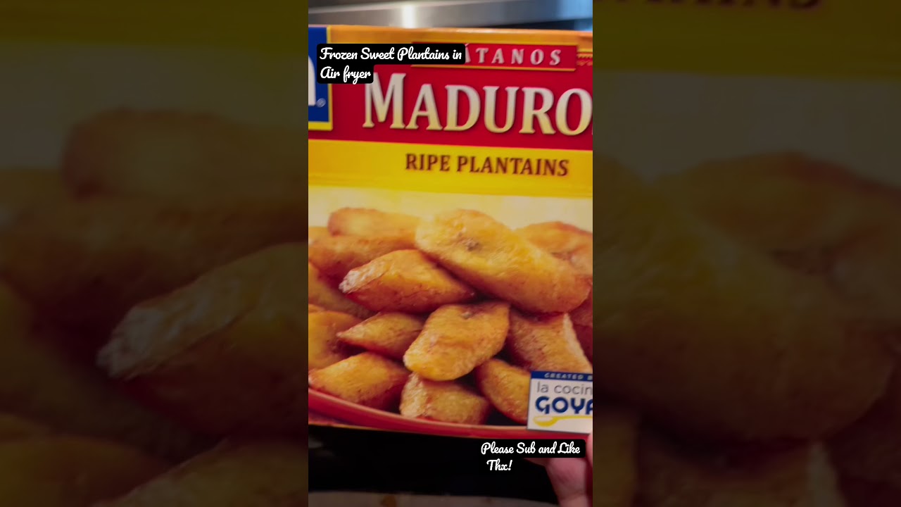 Air Fried Frozen Sweet Plantains YouTube