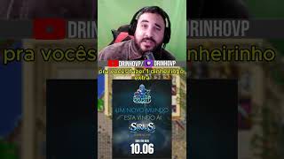 NOVO SERVIDOR DO DEUSOT 10/06 - SIRIUS #shorts #tibia #lançamento #games #dinheiro #farmer