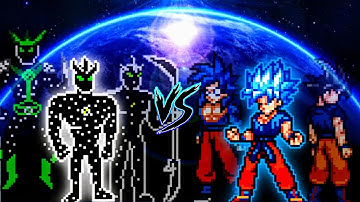 Alien X V3.2 VS Goku TP OP (all form) in Jump Force Mugen