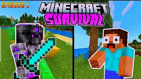 Minecraft survival series episode 1 | my first voice over video #minecraft #youtube #video