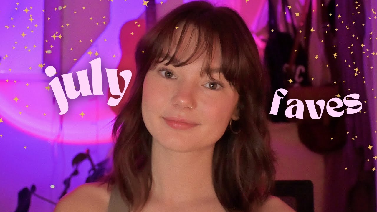 ASMR july favorites! and also a GRWM because why not (chit chat