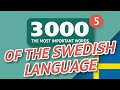 🎧  SWEDISH WORDS – PART #5 - 3000 of the most important words 🔔