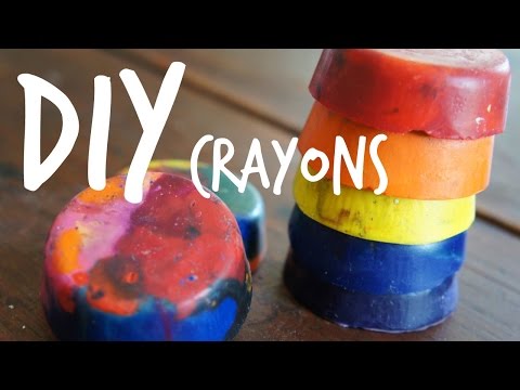 How to Make Crayons From Recycled Crayons | Safe Videos for Kids