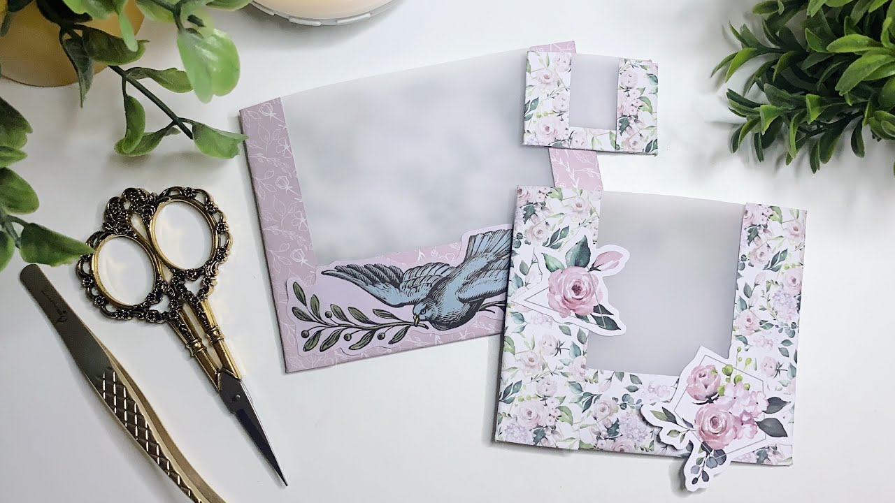 Tutorial Making Vellum Pockets for your Journal (ASMR) YouTube