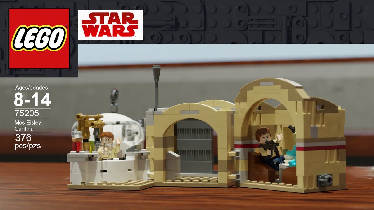 DAY 235 of BUILDING EVERY LEGO STAR WARS SET EVER MADE 75205 Mos Eisley Cantina