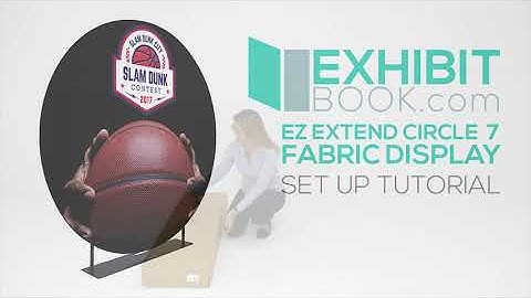 123Displays EZ Extend Circle Display   Display Setup Tutorial