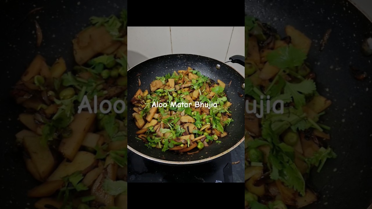 5 minute vali Aloo Matar Bhujia | Bihar & UP special Bhujia/Gugri - Lunch 