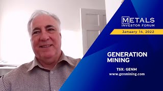 Kerry Knoll of Generation Mining Limited presents at the Metals Investor Forum, Jan 14-15, 2022