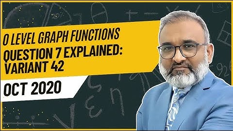 Oct 2020 Var 42 Q No 7 Topic OL Graph Functions