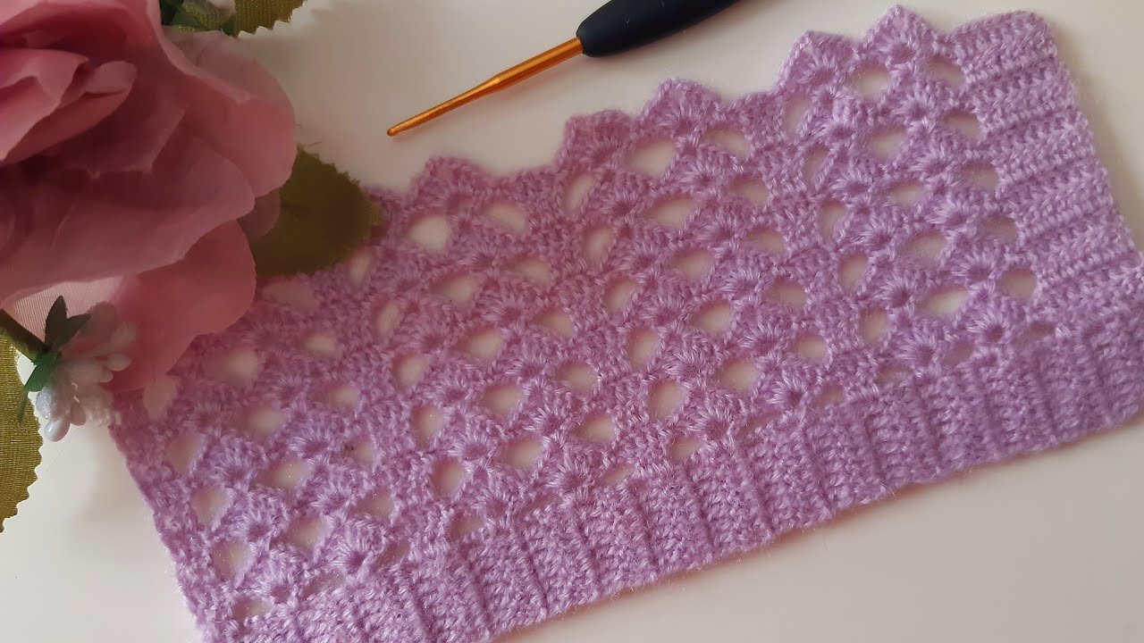 İkili su taşı kolay yelek modeli & Tığ İşi Yelek modelleri