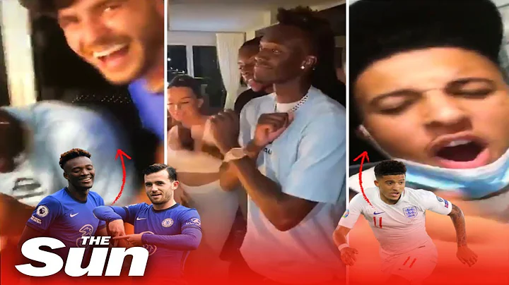 England stars Ben Chilwell, Tammy Abraham and Jado...