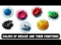 COLORS OF GREASE AND THEIR FUNCTIONS