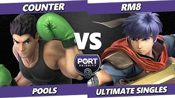 Port Priority 9 - Counter (Little Mac) Vs. rm8 (Ike) Smash Ultimate - SSBU