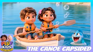 The Canoe Turned Over 🚤 | Animated and Educational Children's Music | Kids Drawing | Pluf Kids
