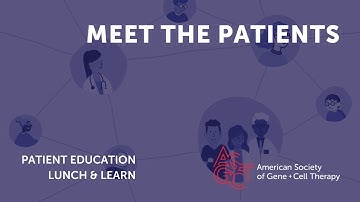 Lunch & Learn: Meet the Patients