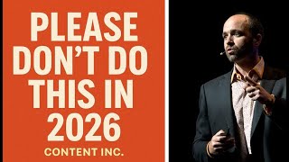 Creators! Please Don't Do This in 2026 Wealth