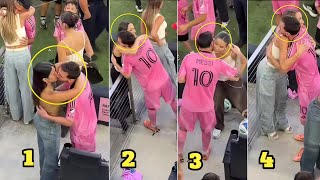 Every Messi Teammates Wives Wants To Hug Messi After Winning The Mls Trophy 