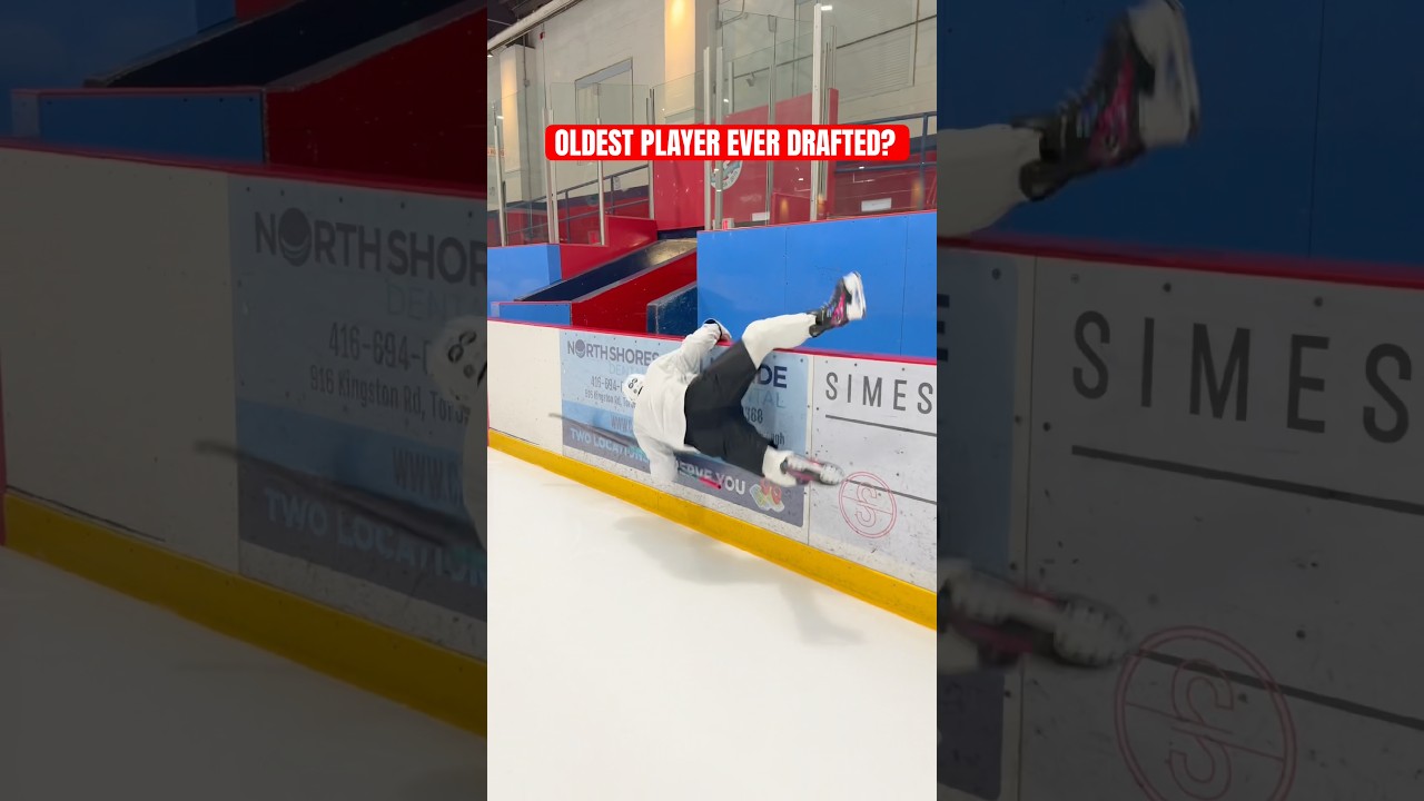 OLDEST PLAYER EVER DRAFTED TO NHL? #hockey #nhl #pavelbarber