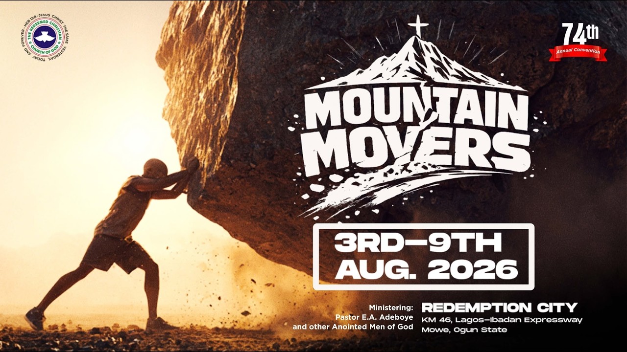 RCCG 2026 ANNUAL CONVENTION: || MOUNTAIN MOVERS || HOLY GHOST SERVICE
