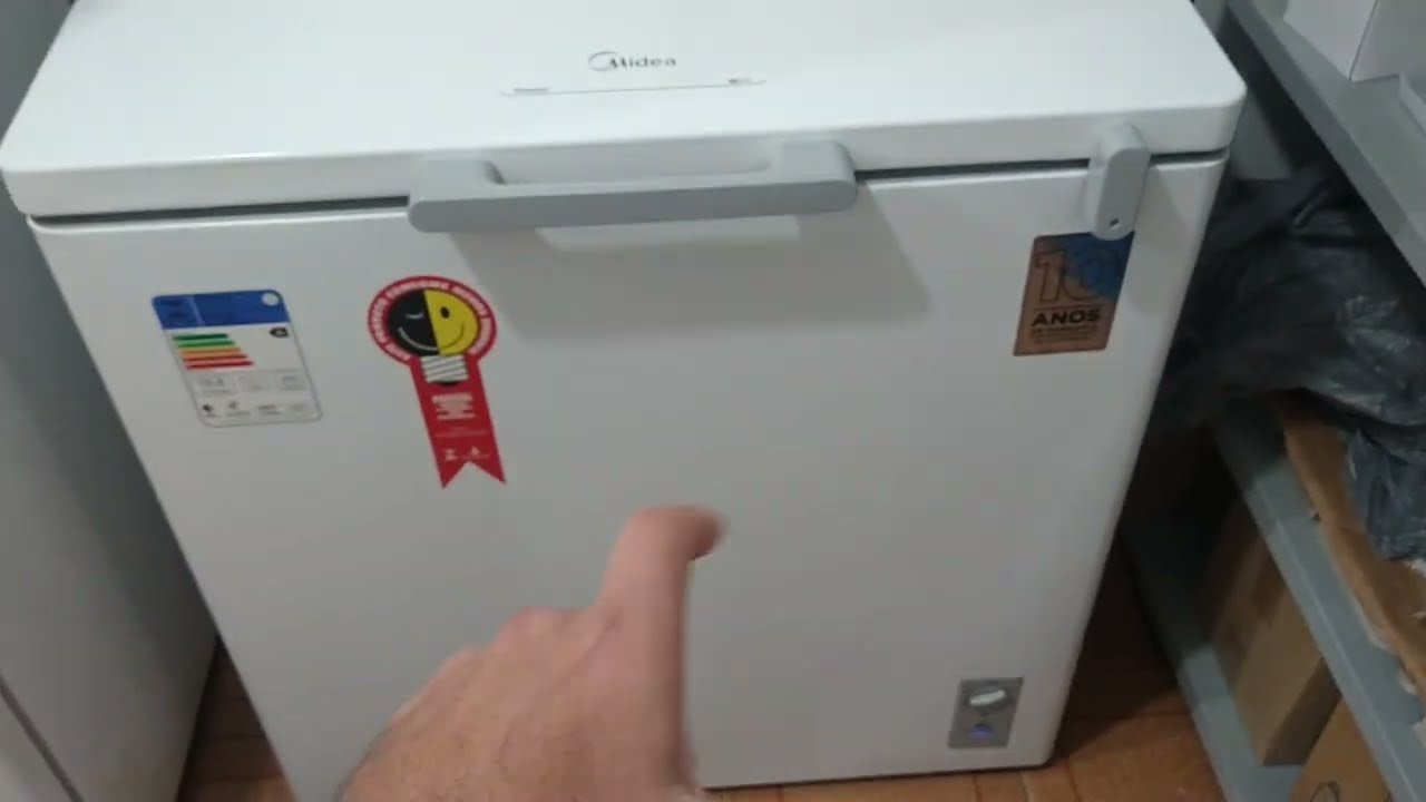 Freezer Horizontal Midea 205L YouTube