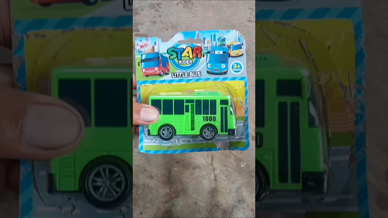ASMR Unboxing and review Gani the little bus tayo 