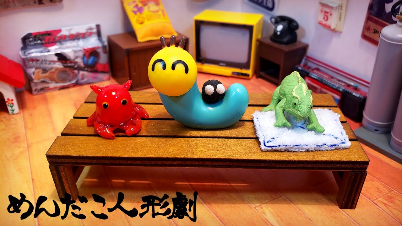 Stop-motion animation] Meow, meow! Meow! #Octopus puppet show 25 