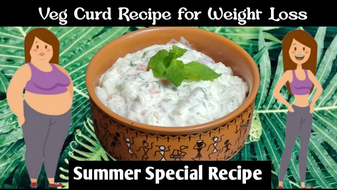 Veg Curd Recipe for Summer Weight Loss Recipe Summer Diet Plan 2023 YouTube