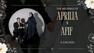   Resepsi Pernikahan Aprilia Sevi Rosita U0026 Afif Ilman Hadirin  Iqbal Pro