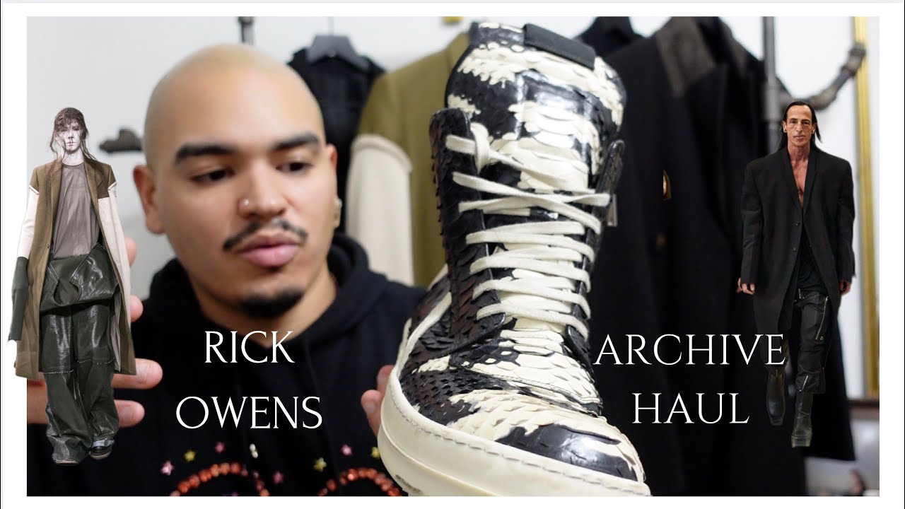 RICK OWENS LOOK BOOK 非売品 14冊コレクション アーカイブ $30,000 RICK OWENS ARCHIVE HAUL | ARIEL ROSADO - YouTube