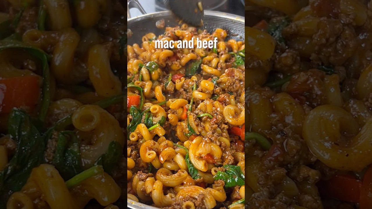 The Best Homemade Mac and Beef