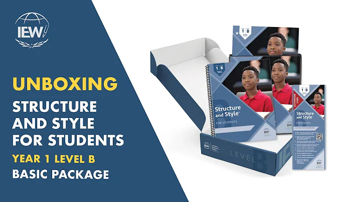 IEW's Structure and Style for Students: Year 1 Level B Basic (SSS-1B-BASIC) Unboxing