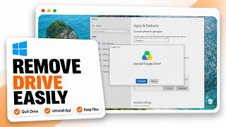 How to Uninstall Google Drive in Windows 10 (Keep Synced Files)