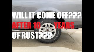 How To Remove A Stuck Wheel | Stuck For 10 Years!!!