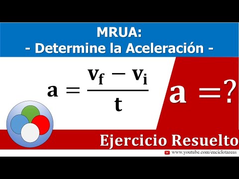 Video: ¿Cómo encuentras la velocidad con la aceleración y el tiempo?