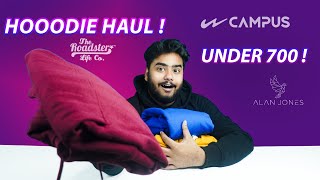 TOP 3 Hoodie Haul under 700 ! Rodester  hoodie/Alan jones hoodie