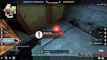 CS:GO ESEA PUG 1v4 CLUTCH!