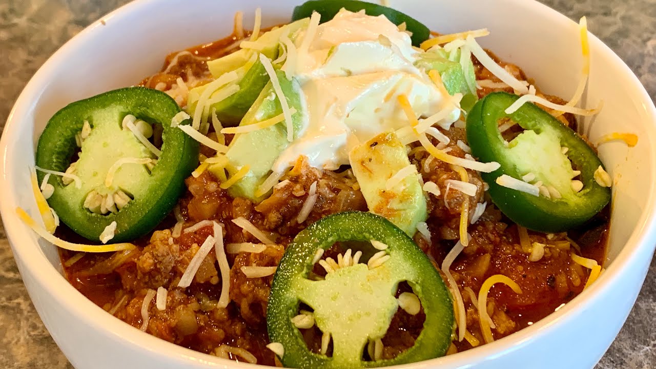 The Most Flavorful Low-Carb Keto Instant Pot Chili Recipe – Simply ...