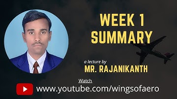 NASA Open VSP | Week 1 Summary | Mr. Rajanikanth