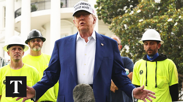 LIVE: Donald Trump Installs Flag Pole at the White House
