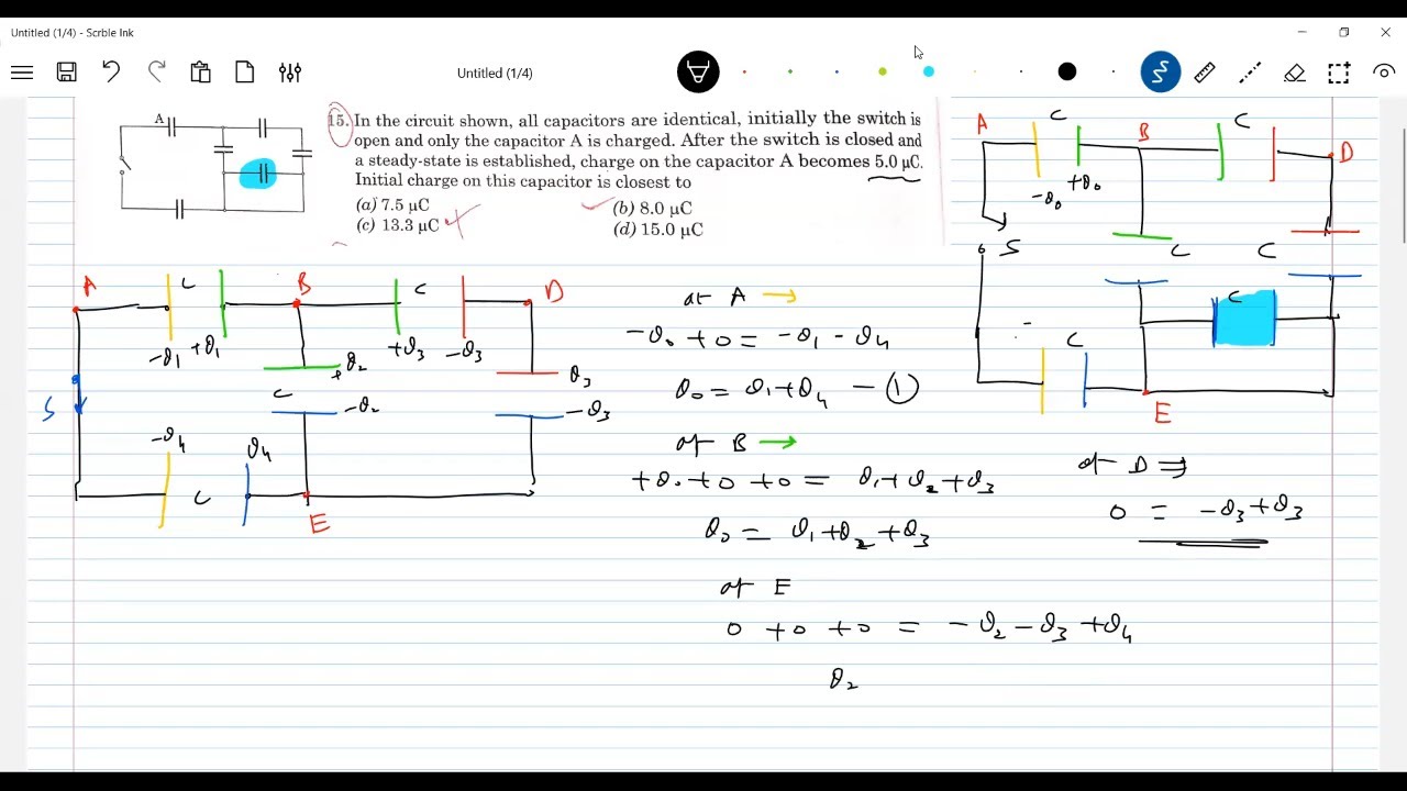 cap ckts,differnt shaped capacitors, force of interaction between plates