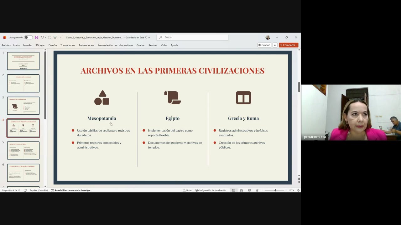 Técnico Laboral Administración Documental y Archivos | Historia y Evolución de la Gestión Documental