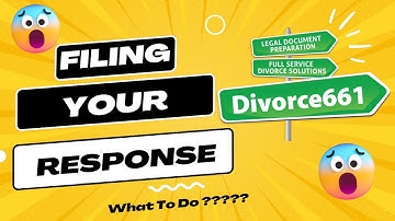 Filing Response To California Divorce Petition | What Happens If You Don