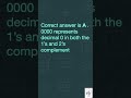 2's complement quiz