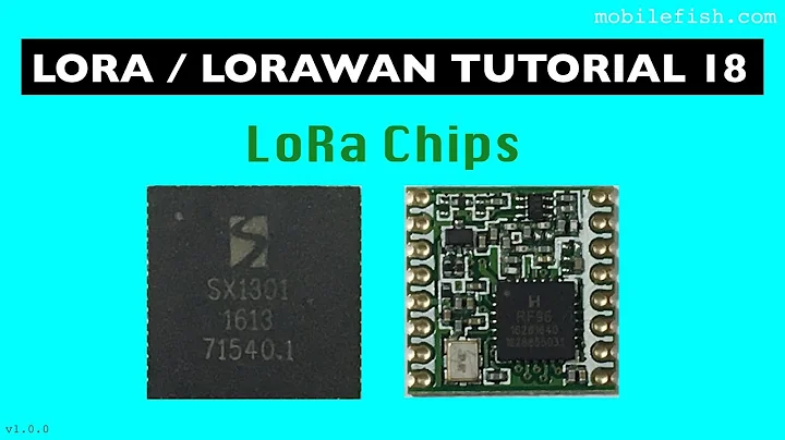 LoRa/LoRaWAN tutorial 18: LoRa Chips