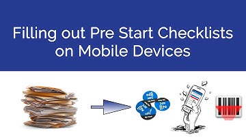 Upvise Paperless pre-start checklists - NFC & Barcode Technology