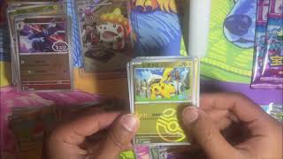 Opening 6 packs of Pokemon Gem Pack Vol 5 - Secret Art Hit!