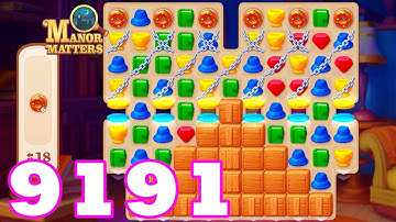 Manor Matters 9191 HD Gameplay Walkthrough 3 match puzzle game Android | IOS | GameGo Game