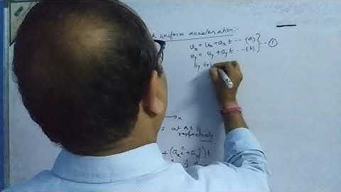 Motion in a plane with constant acceleration