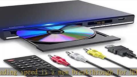 DVD Player, HDMI DVD Players for TV with Microphone & USB Input, All Region Free Disc Player, Suppo